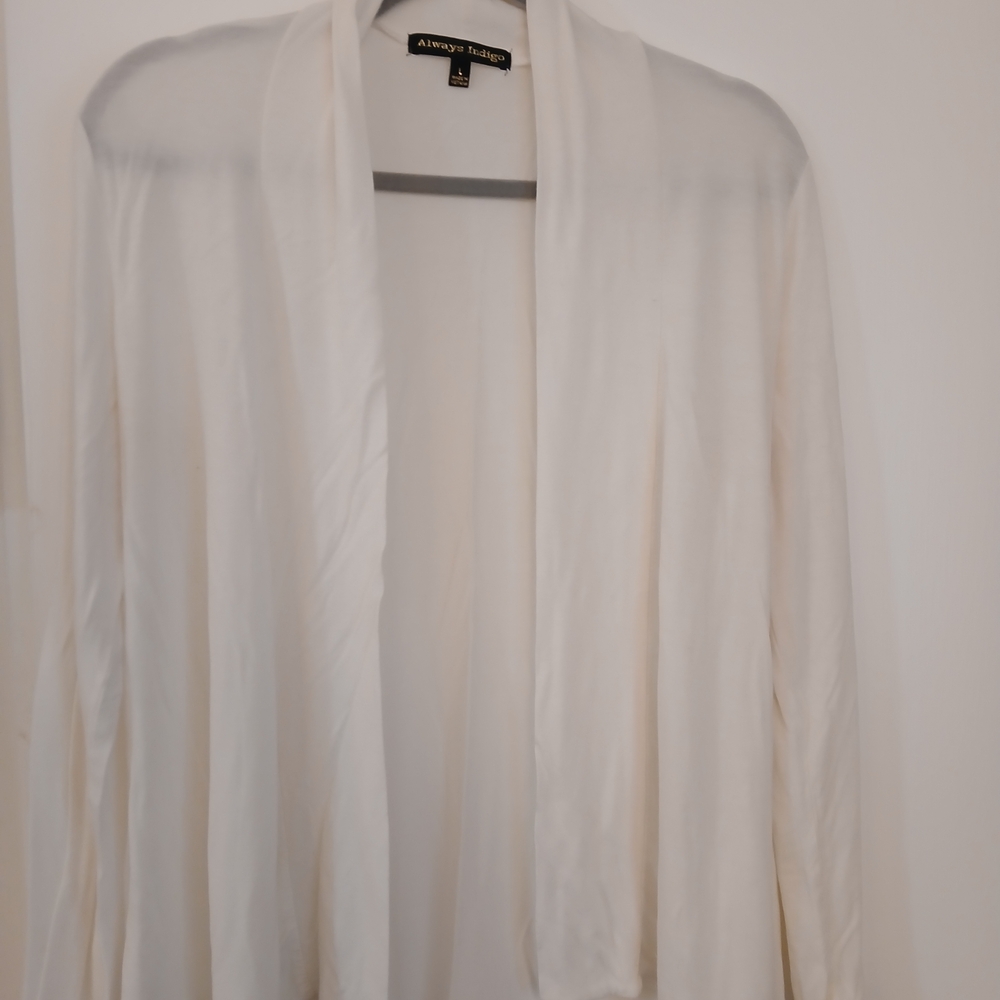 Always Indigo Women's Cream Sweater